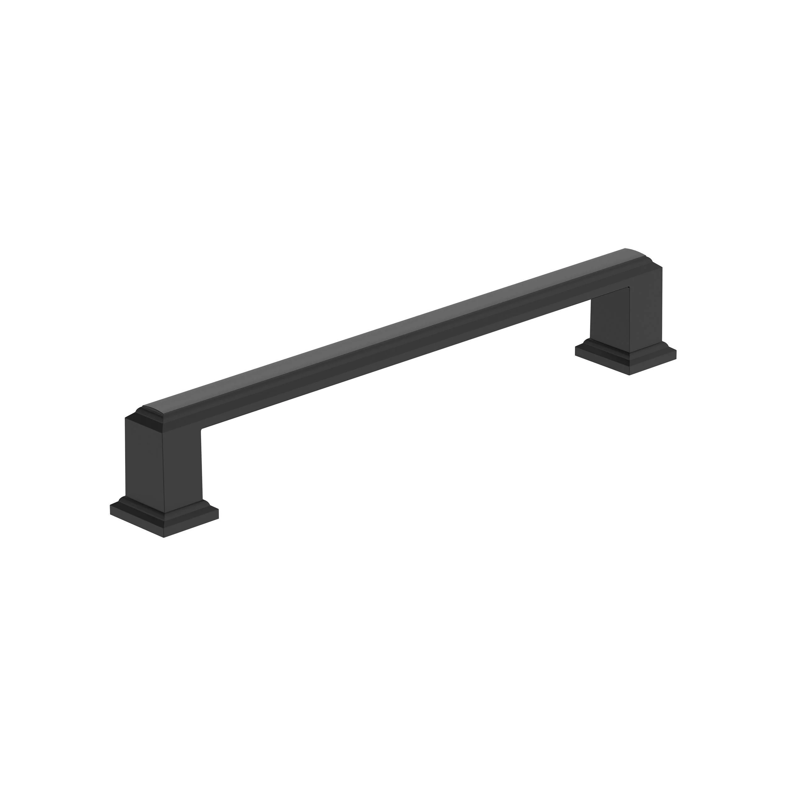 Amerock Appoint Pull Matte Black 6-5/16″ Center to Center