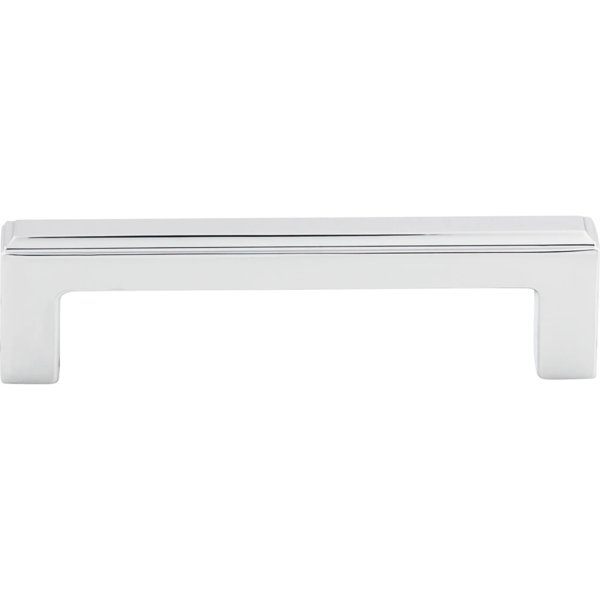 Top Knobs Transcend Podium Pull Polished Chrome 3-3/4″ Center to Center