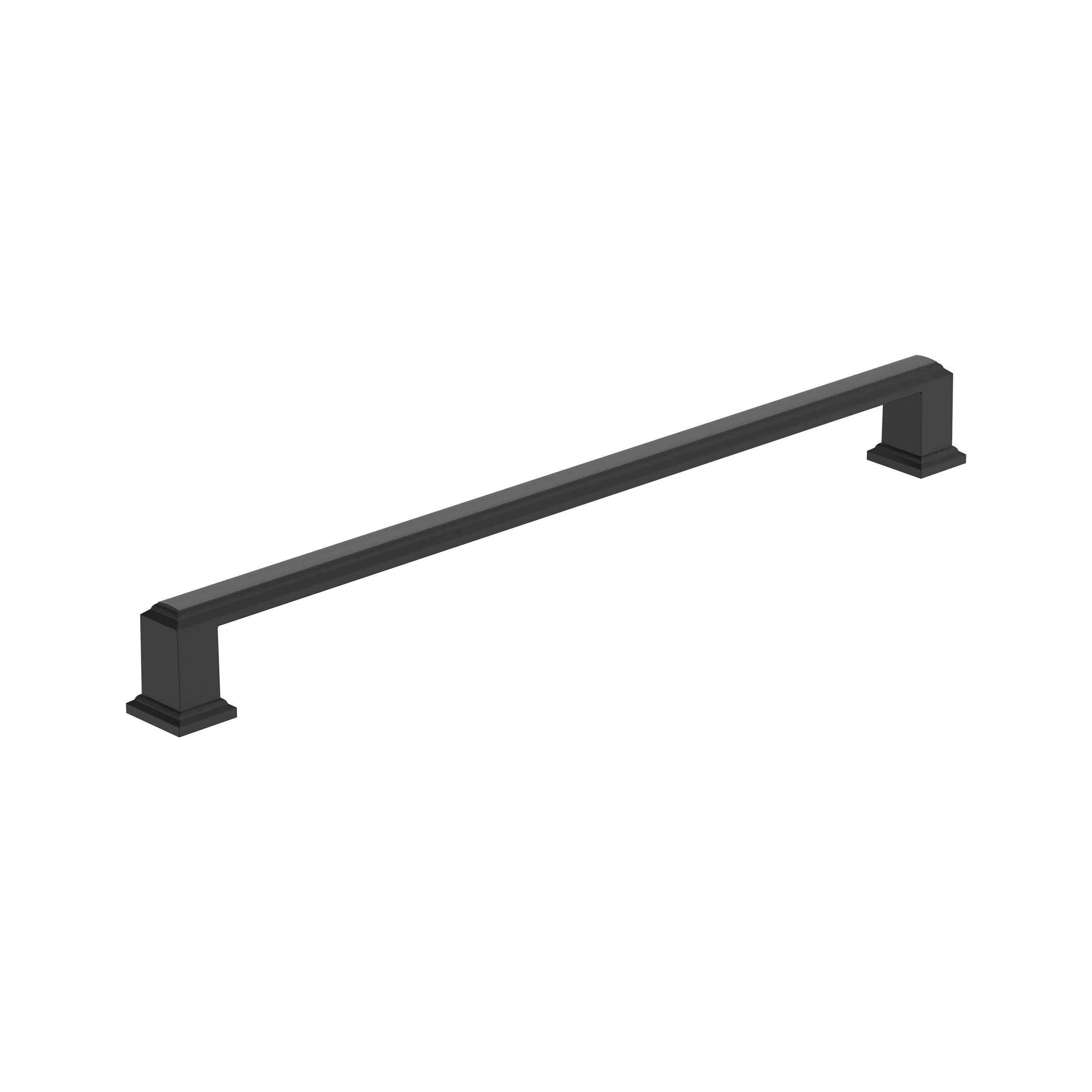 Amerock Appoint Pull Matte Black 10-1/16″ Center to Center