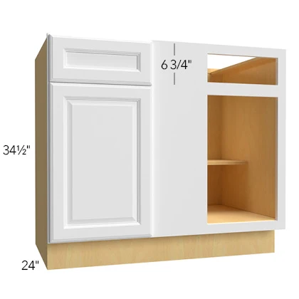 Blind Base 36-39 W X 34-1/2 H X 24 D (installs at 36-39 wide) – Hallmark Frost by Fabuwood