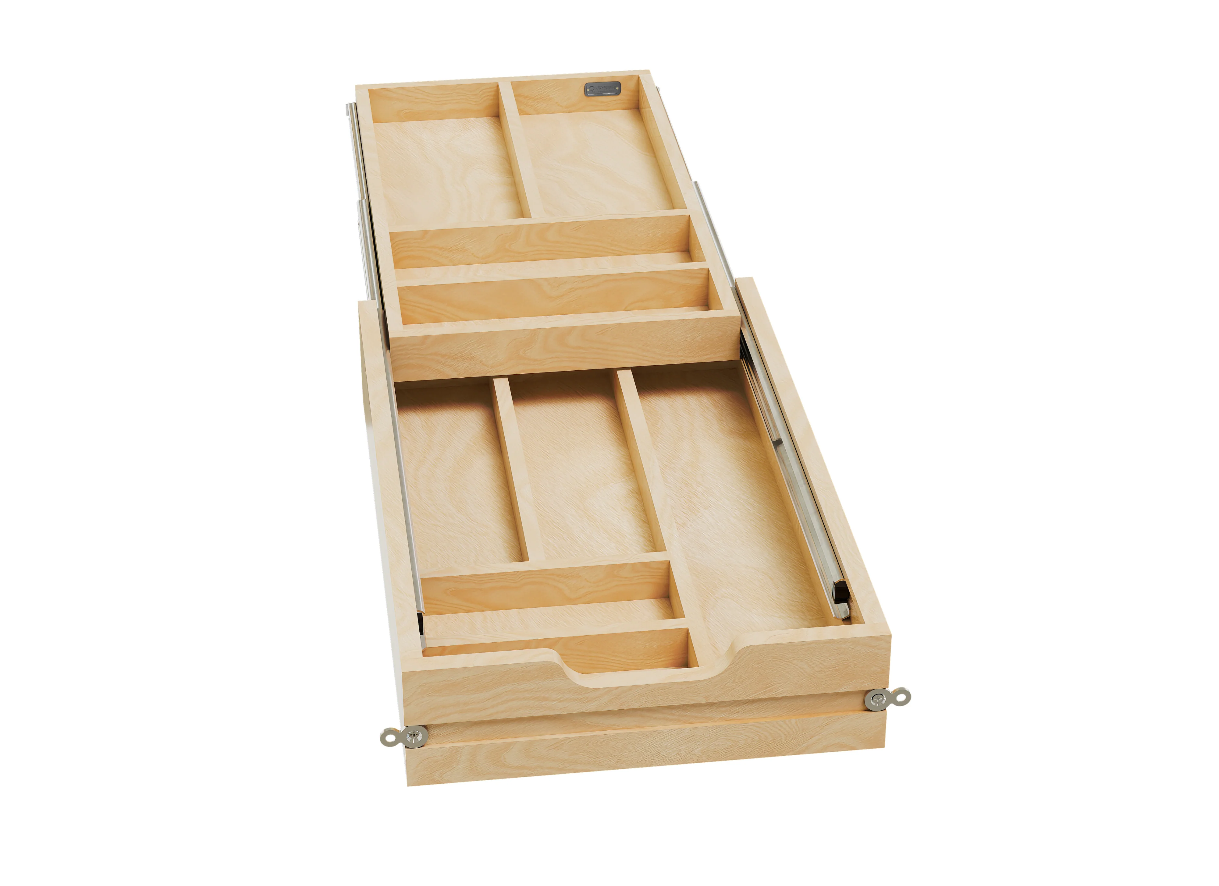 Rev-a-shelf Maple Tiered Cutlery Drawer