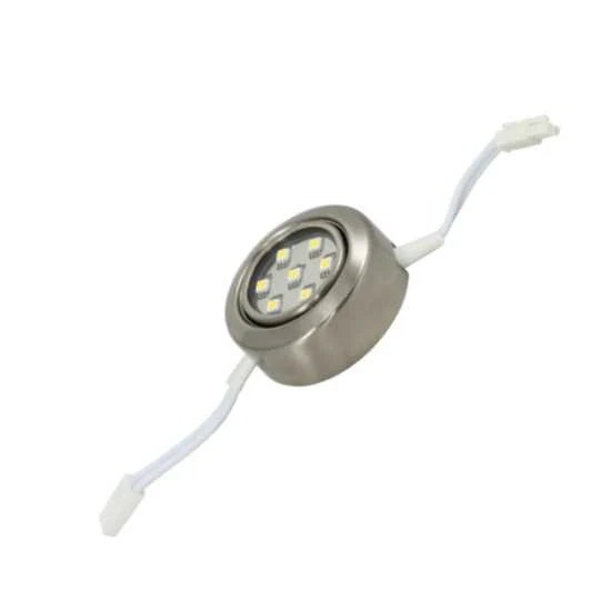 Advanced Affiliates Led Puck Light Satin Nickel Metal