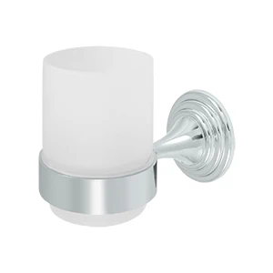Deltana Glass Tumbler Holder Classic 98C Series, Chrome