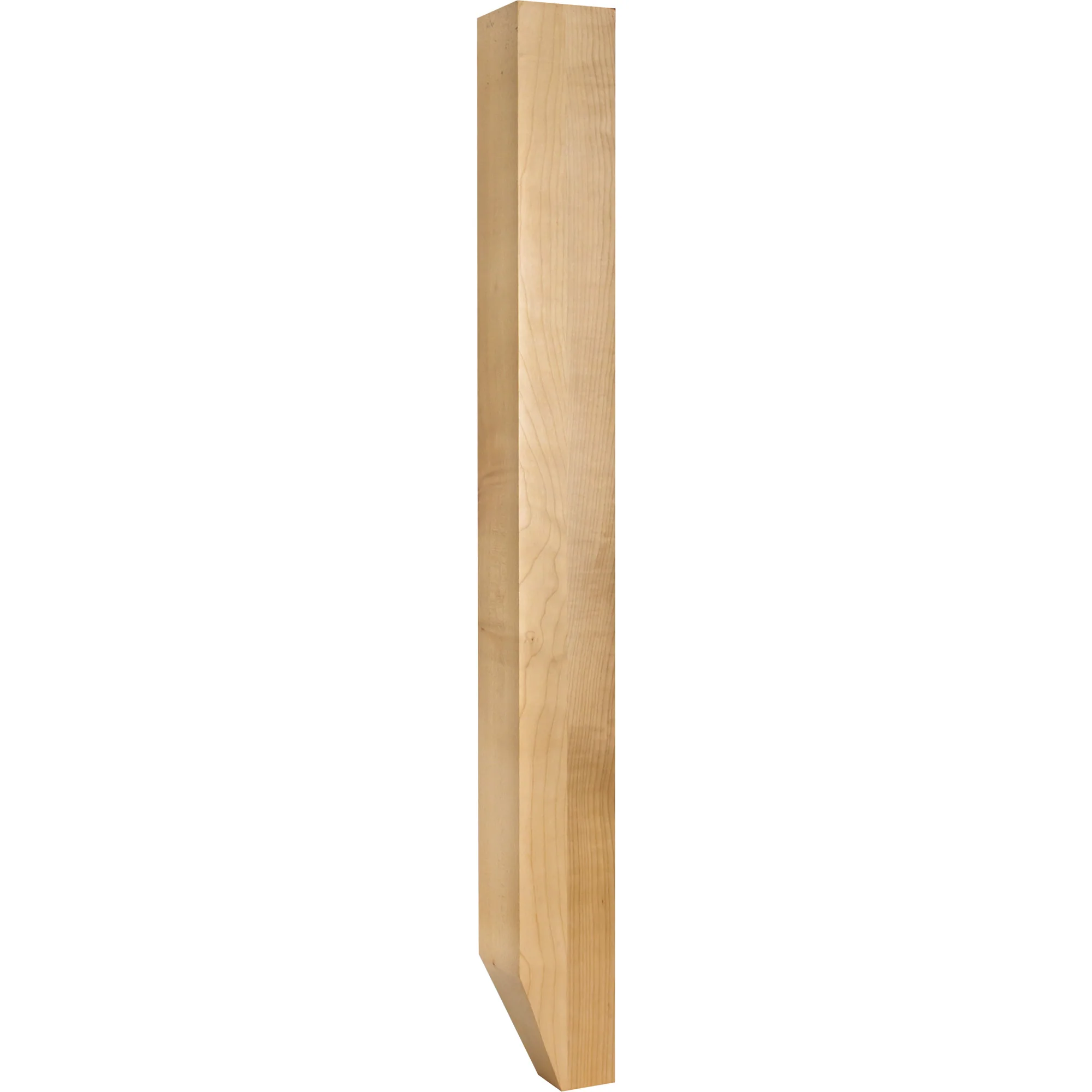 Hardware Resources Shaker Tapered Post Rubberwood 3-1/2″ Width