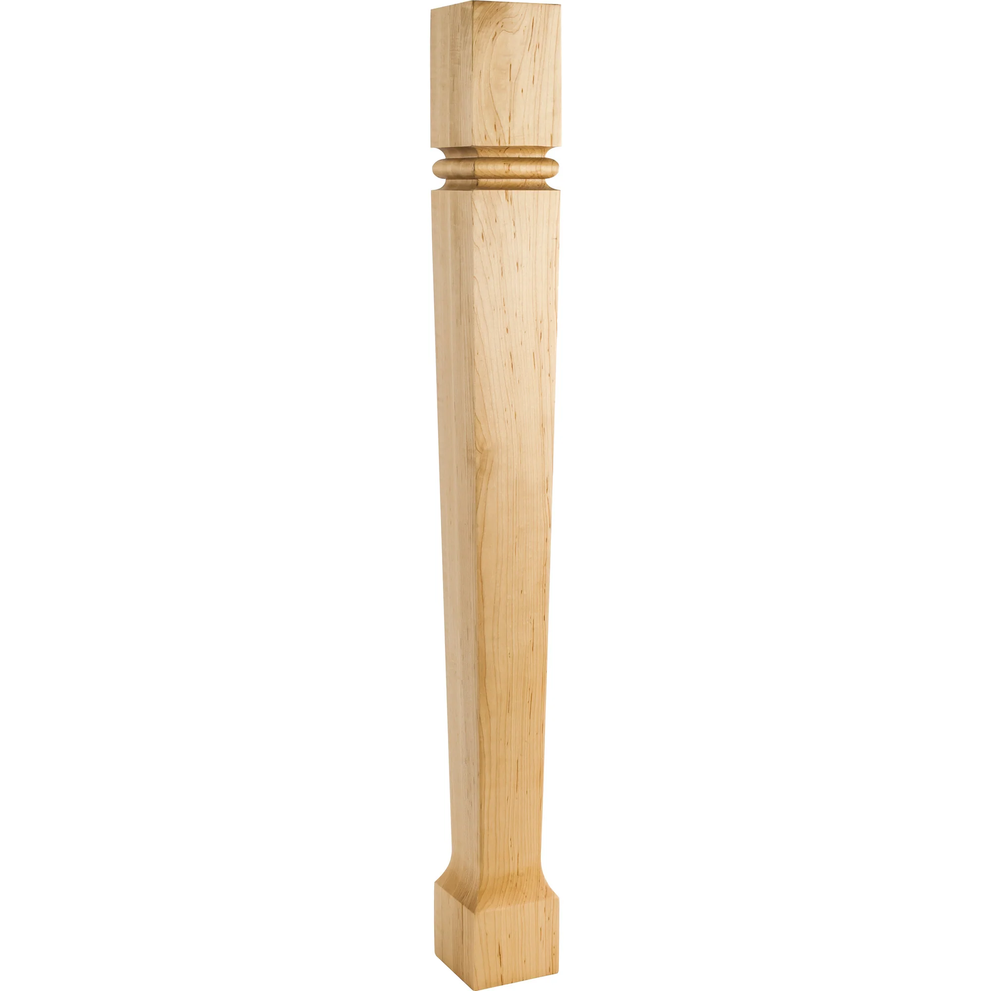 Hardware Resources Bullnose Tapered Post Cherry 35-1/2″ Length 3-1/2″ Width