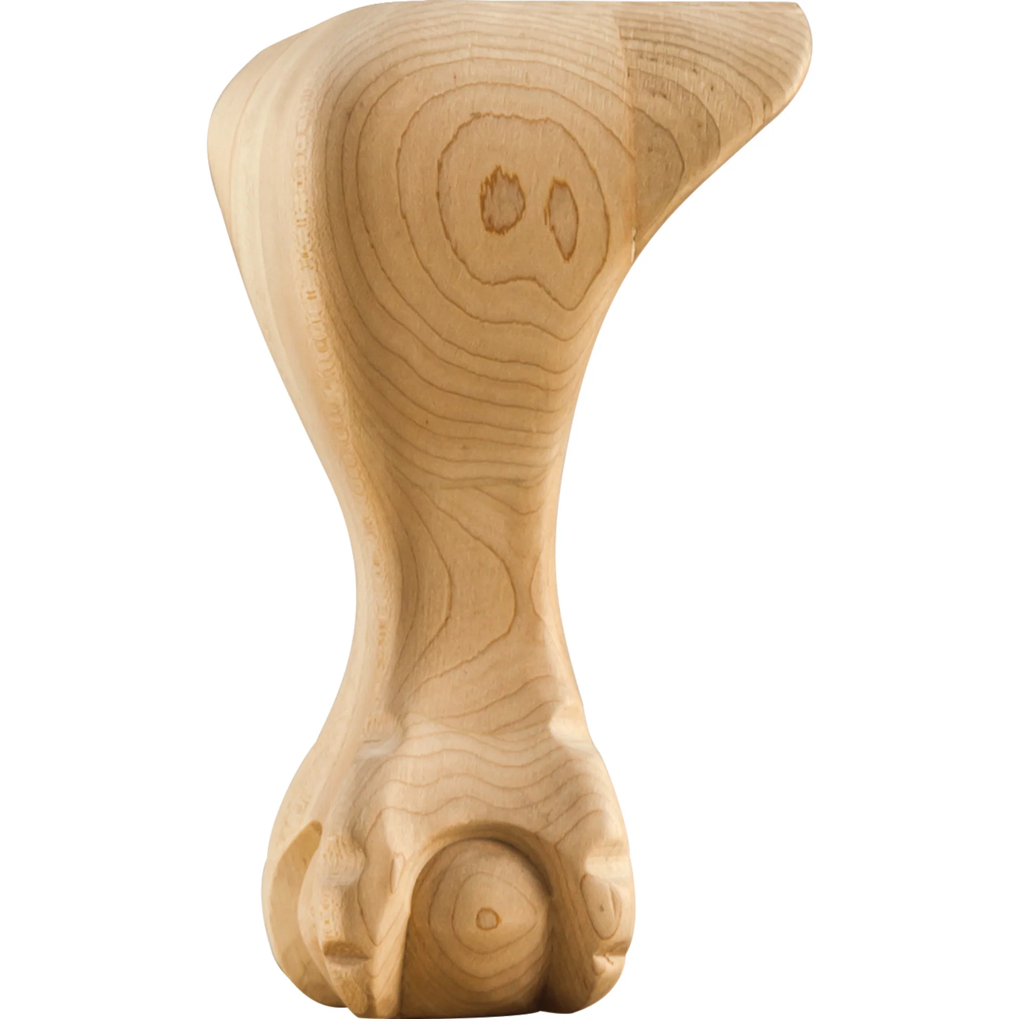Hardware Resources Smooth Ball & Claw Leg Cherry 8″ Length