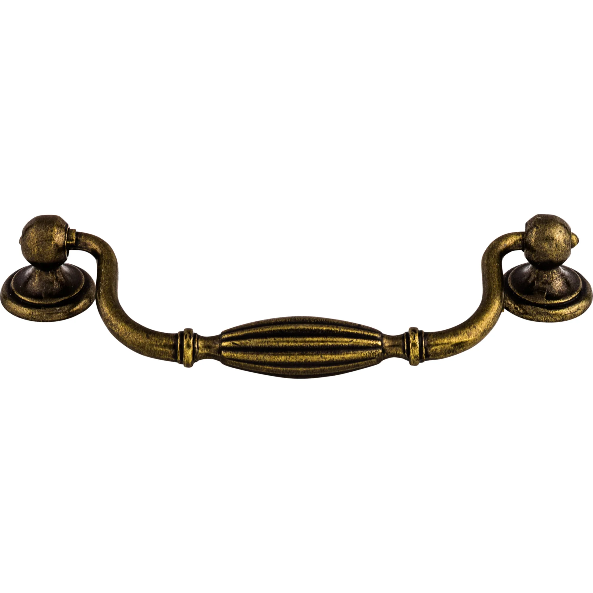Top Knobs Tuscany Drop Handle German Bronze 5-1/16″ Center to Center