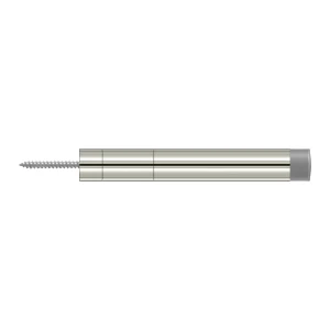 Deltana Extension Baseboard Door Bumper Solid Brass, Polished Nickel