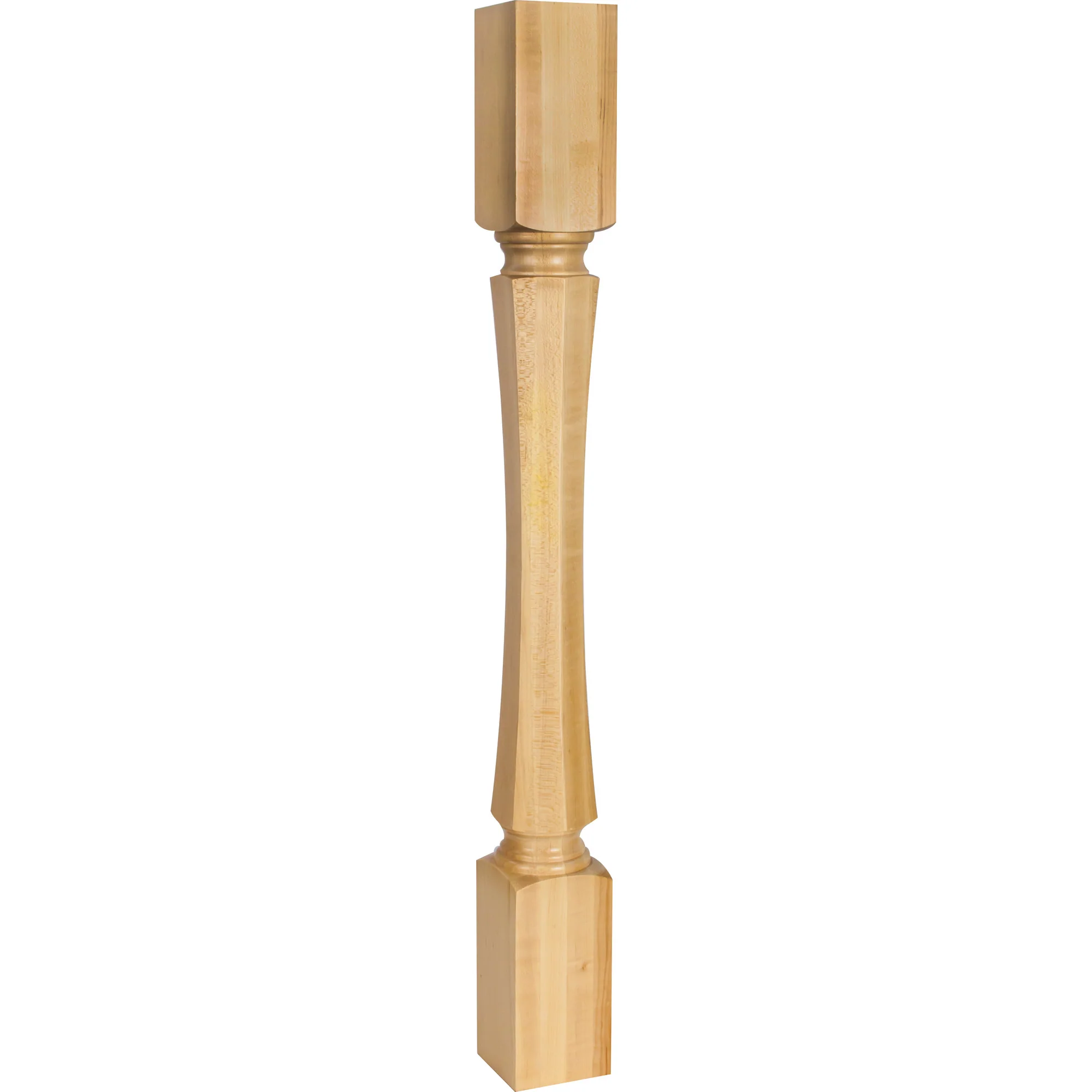 Hardware Resources Hexagonal Post Hard Maple 35-1/2″ Length 3-1/2″ Width