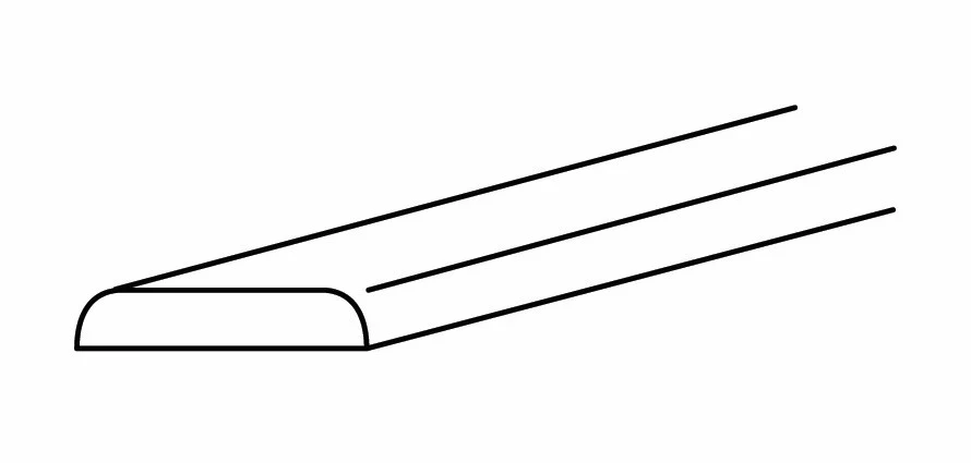 Batten Moulding 3/4 H X 1/4 D X 96 L – Trenton Recessed by JSI