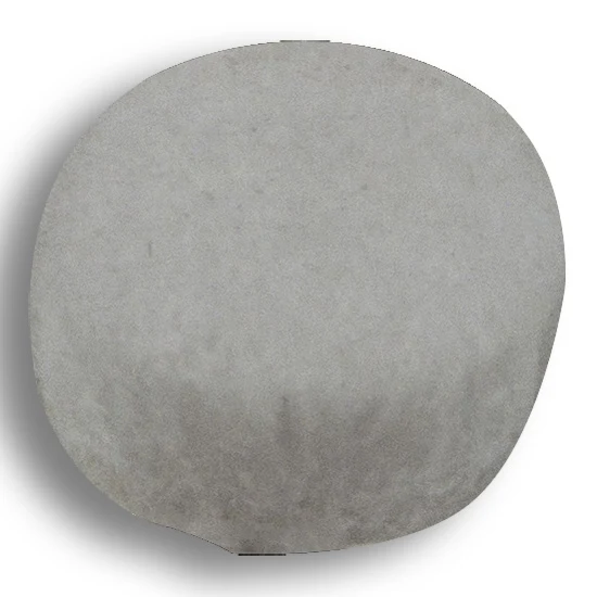 Advanced Affiliates Felt Pads 3/8" Dia X 3/32" Thick Self-Adhesive, White