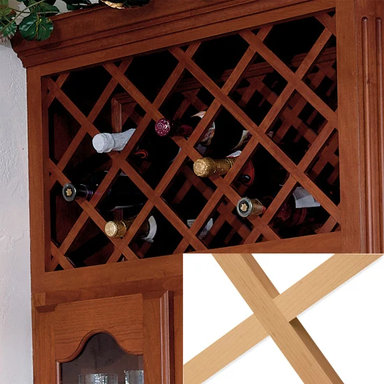 Squared Wine Rack Panels