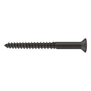 Deltana #12 Solid Brass Wood Screw 2-1/2" Length Oil Rubbed Bronze