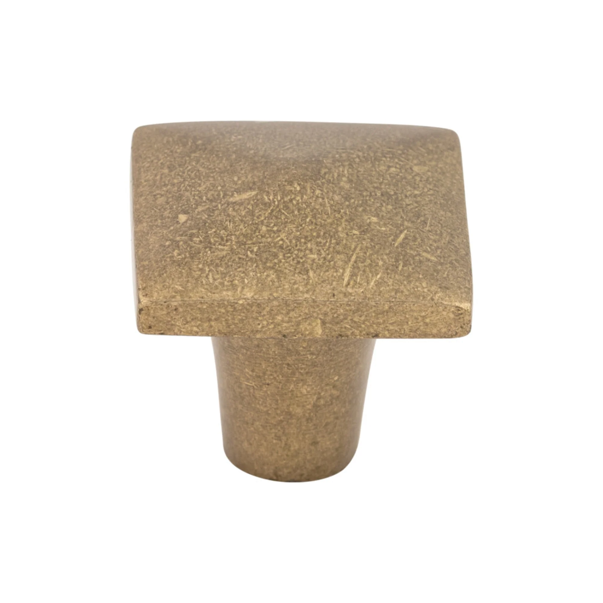 Top Knobs Aspen Square Knob Light Bronze 1-1/8″ Diameter