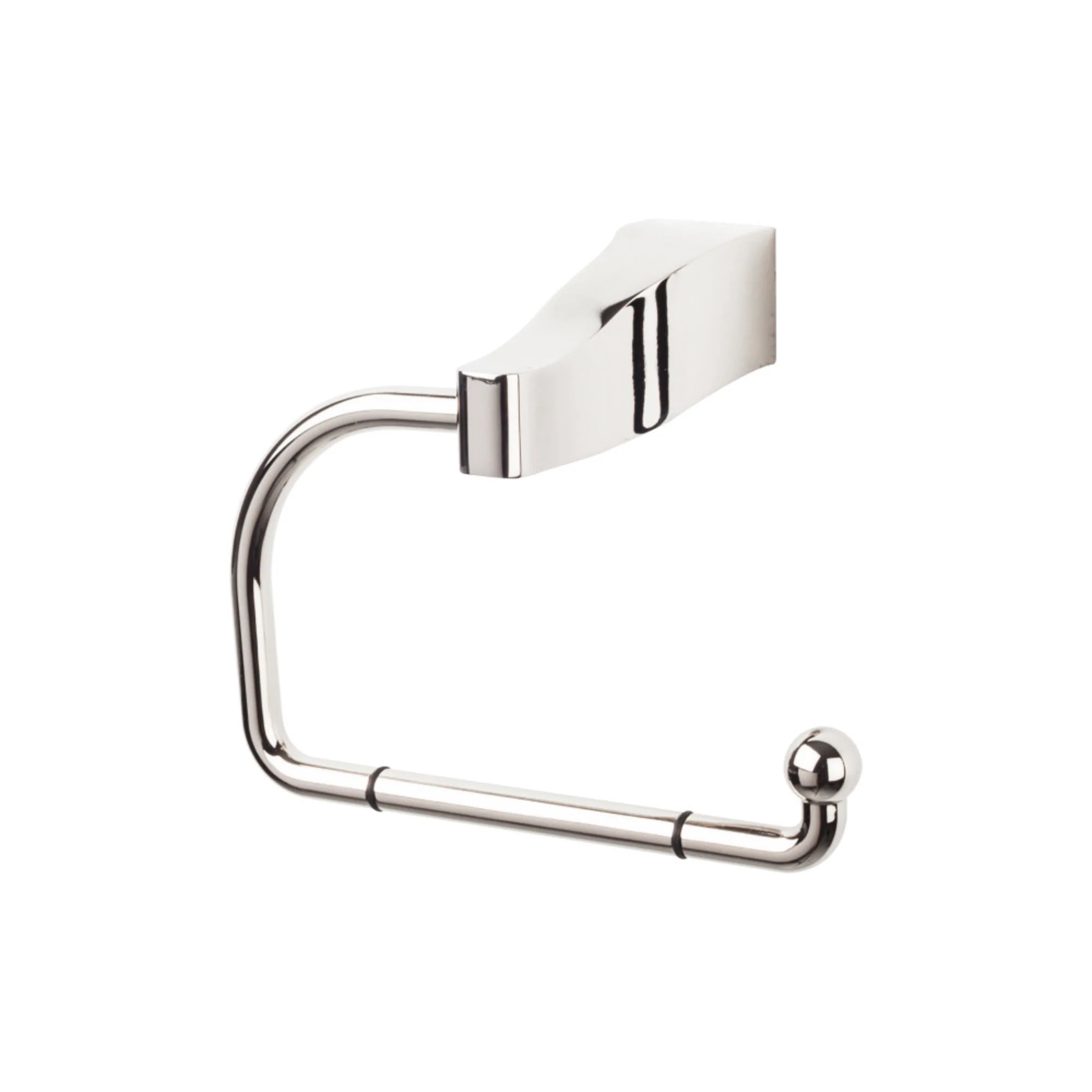 Top Knobs Aqua Bath Tissue Hook, Polished Nickel