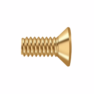 Deltana Solid Brass Machine Screw #12 x 1/2″ Length