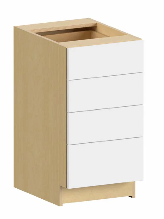 Base 4 Drawer 15 W X 34-1/2 H X 24 D – Ovela Catalina by Fabuwood