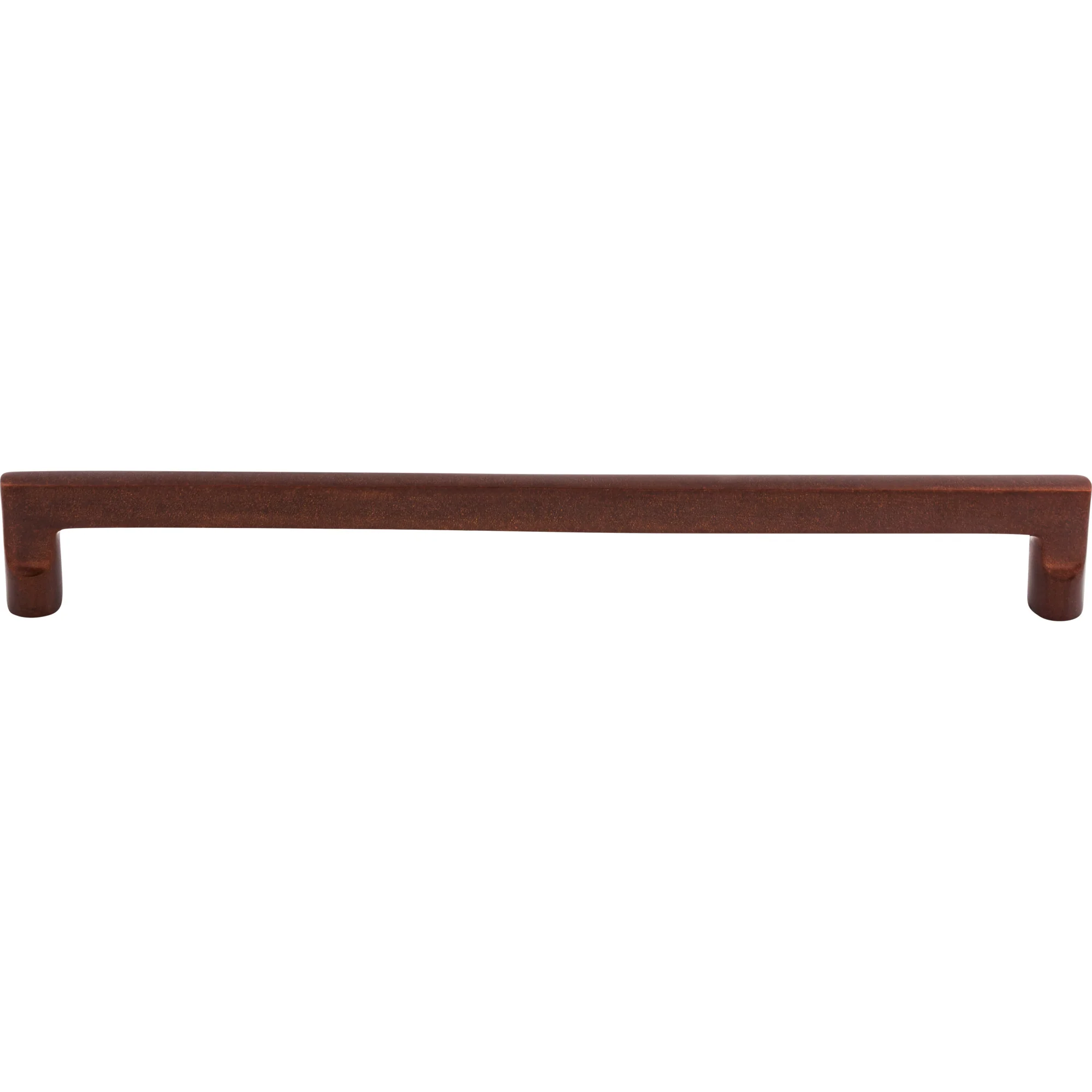 Top Knobs Aspen Flat Sided Handle Mahogany Bronze 18″ Center to Center