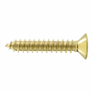 Deltana #12 Solid Brass Wood Screw