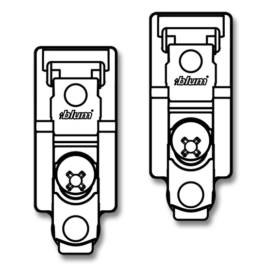 Aventos HF Hardware Set For Narrow Aluminum Door