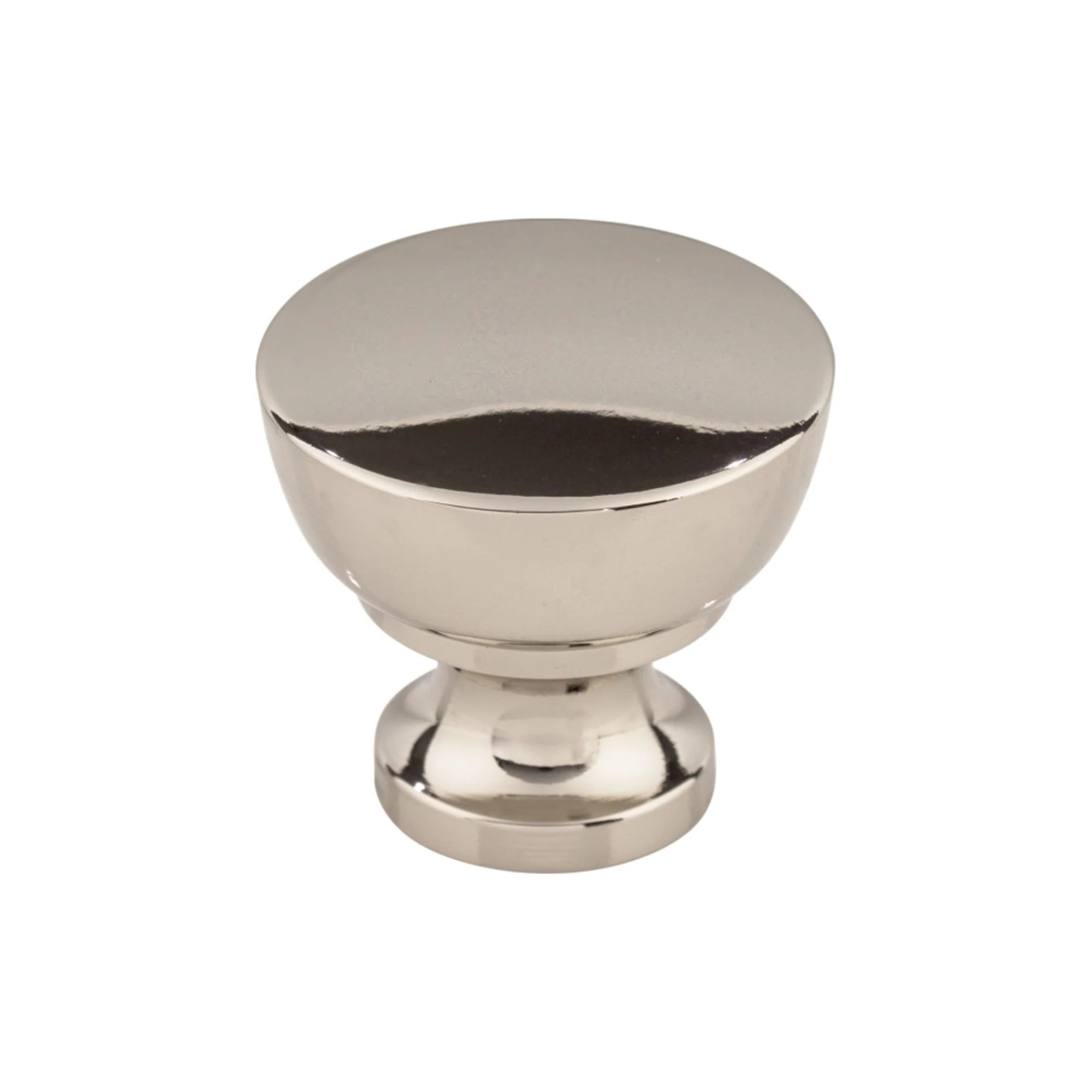 Top Knobs Asbury Knob Polished Nickel 1-1/4″ Diameter Cone Style