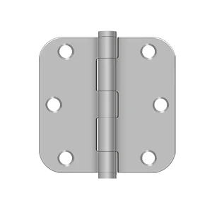Deltana 3-1/2″ x 3-1/2″ Residential Hinges Brushed Stainless Steel 5/8″ Radius