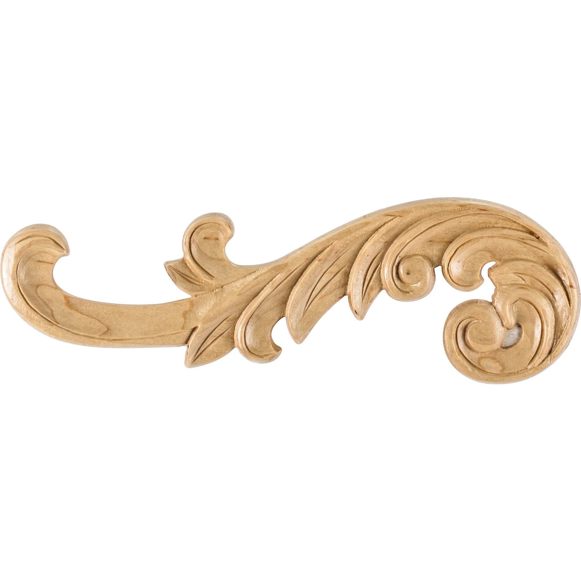 Hardware Resources 10-3/8″ x 1/4″ x 3-1/4″ Left Curved Applique