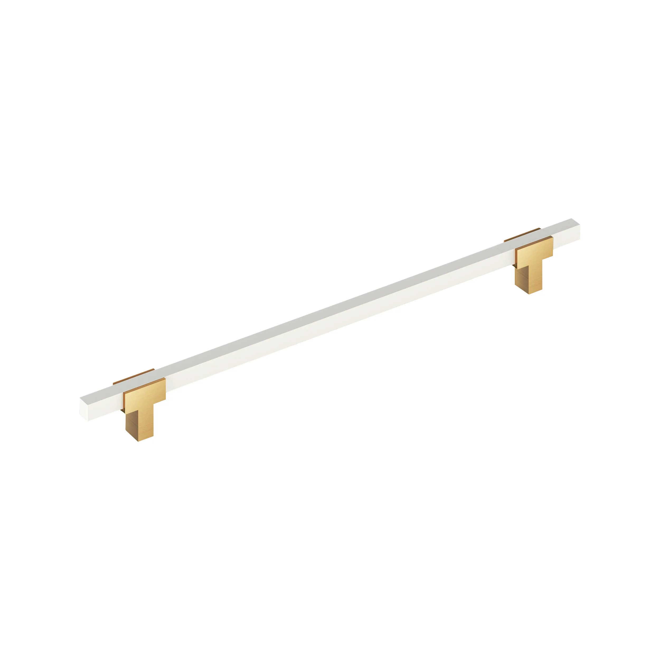 Amerock Urbanite Pull Champagne Bronze/White 18″ Center to Center