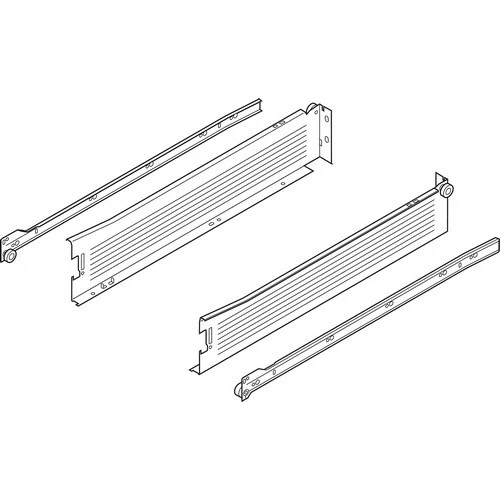 Blum Metabox 320M 3-3/8" Medium Side White