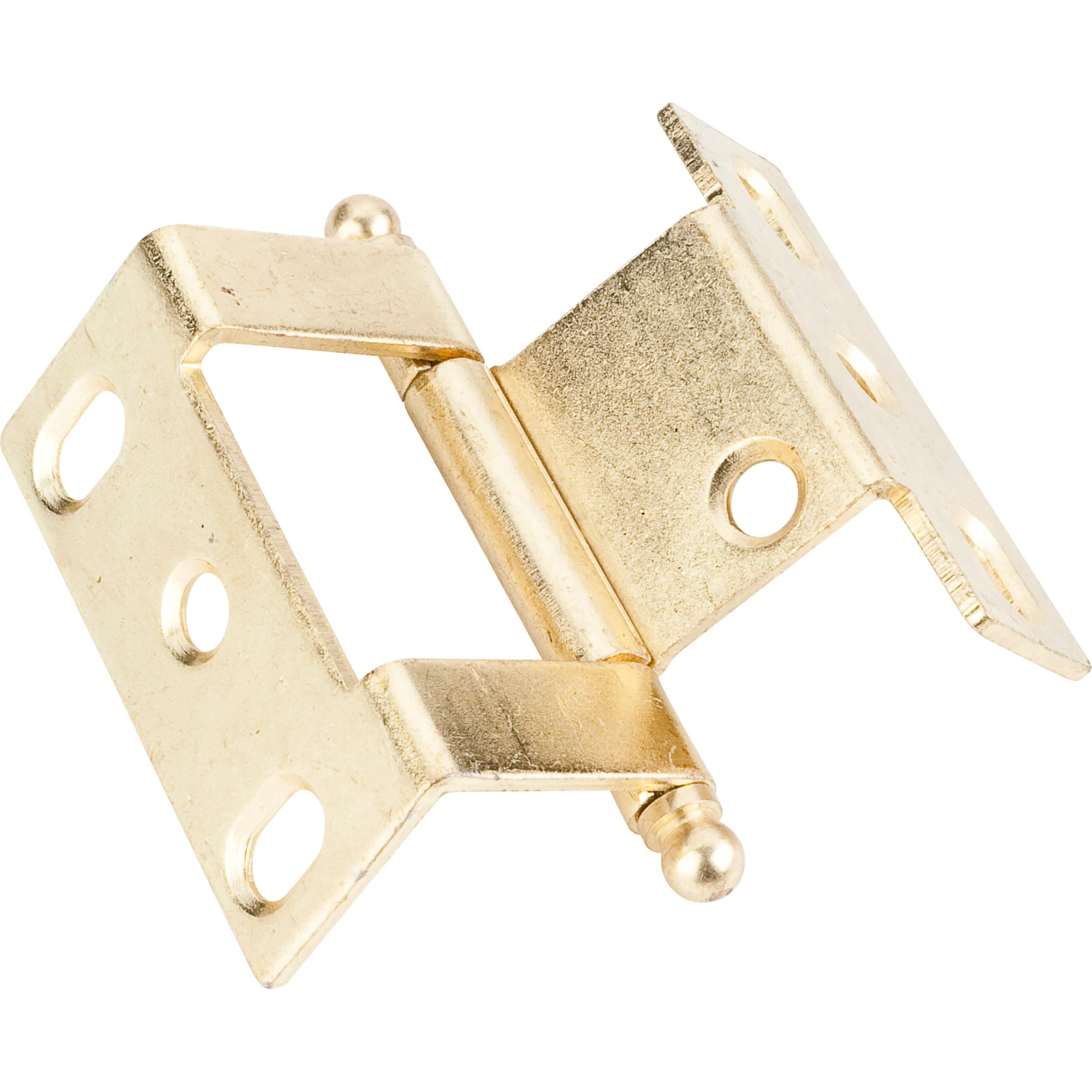 Hinge, Non-Mortise 3/4″ x 3/4″ Inset Hinge w/Offset Barrel, Polished Brass, Multiples of 400
