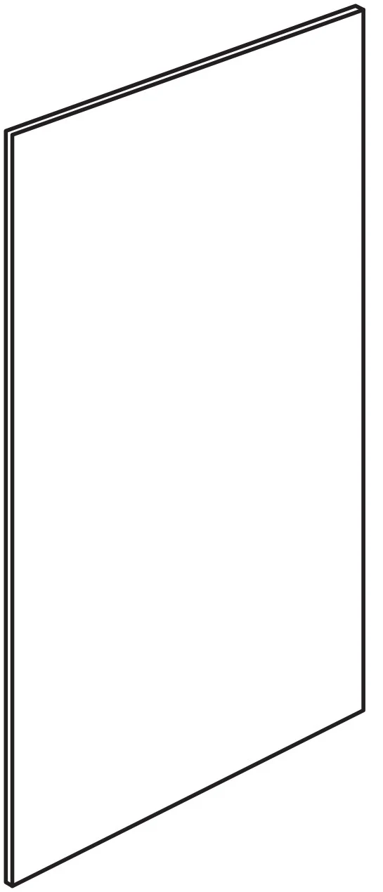 Base End Panel Flat 24 W X 35 H X 3/16 Th – Nantucket Linen by Horning