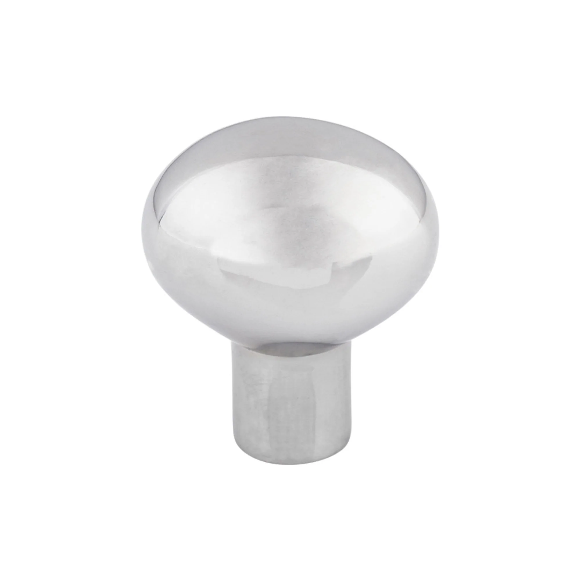Top Knobs Aspen II Knob Polished Chrome 1-3/16″ Diameter Egg Style