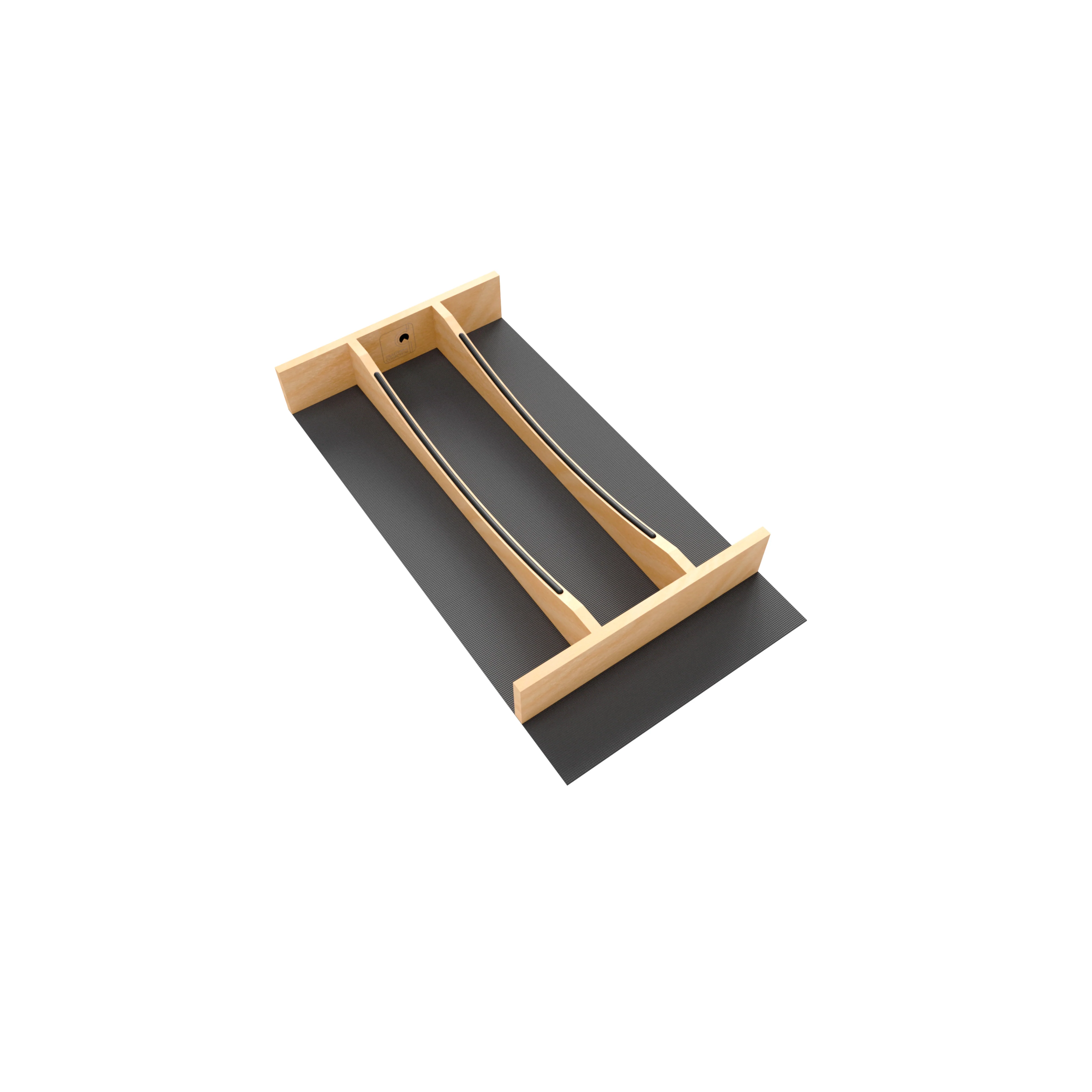 Craftsman Collection Solid Maple Utensil Drawer Insert w/ Black Accents