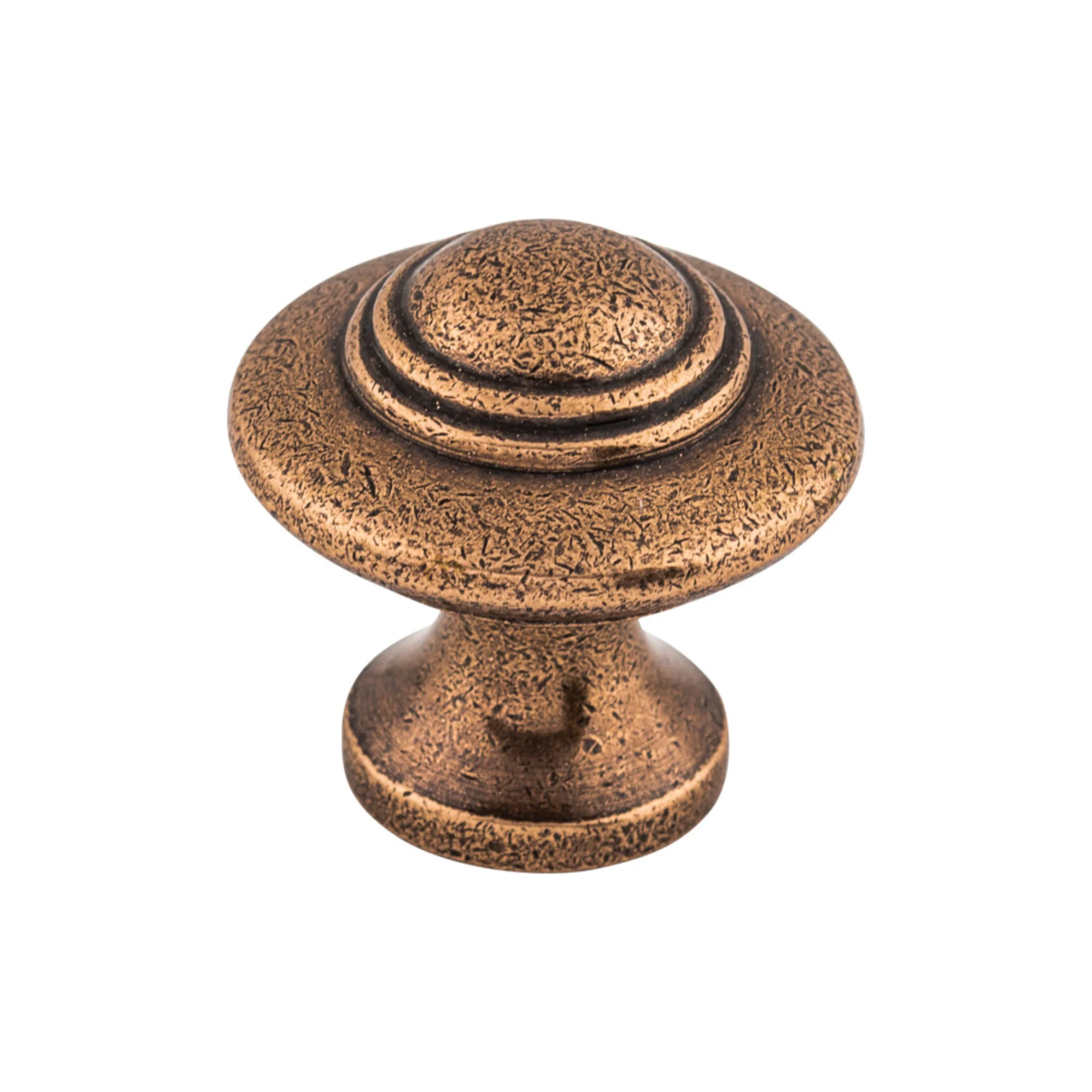 Top Knobs Britannia Knob Old English Copper 1-1/4″ Diameter Ascot Style