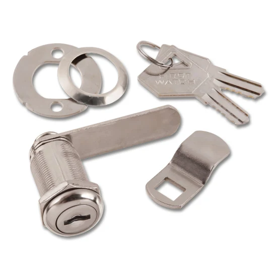 Cabinet & Drawer Cam Lock, 3/4″ Max Thickness, Keyed Alike #601, Chrome