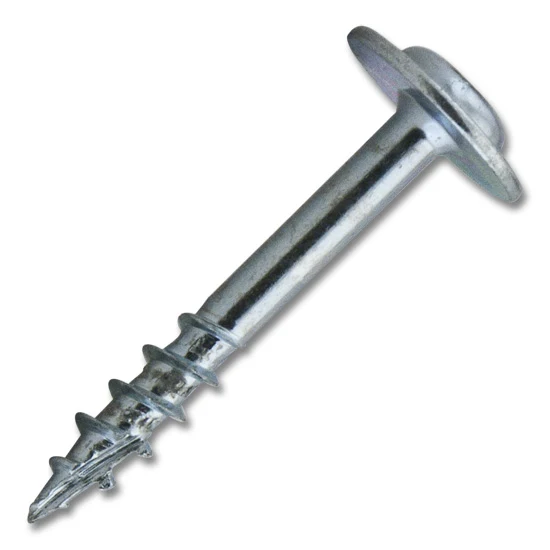 #8 Screw Large Round Washer Head Combo Drive Coarse Thread Type 17 Point 1-1/4″