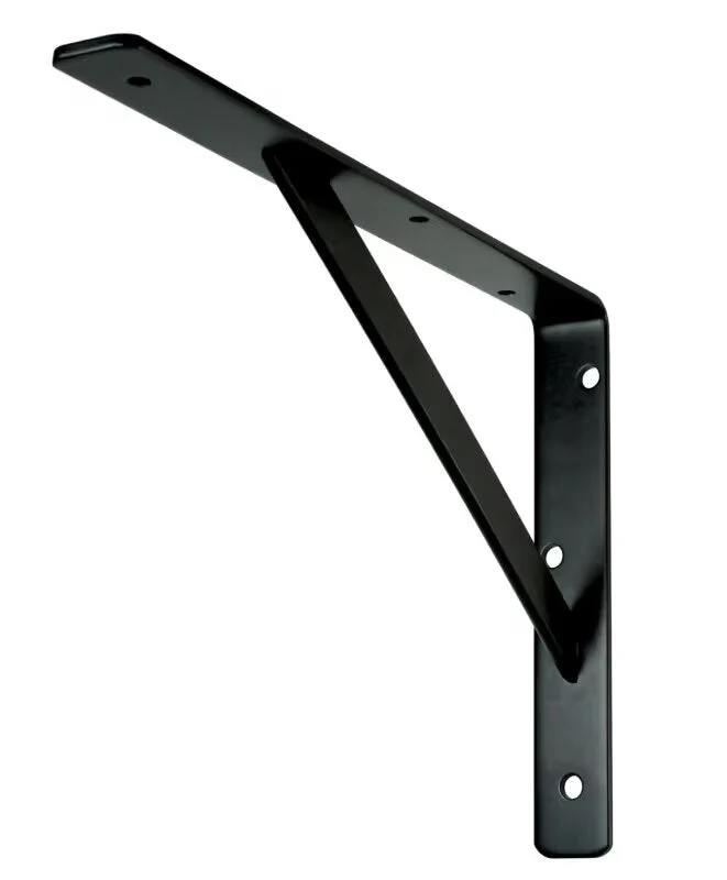 Heavy Duty Workstation Bracket, 300 x 200mm, Black Powder Coat Finish, Multiples of 10