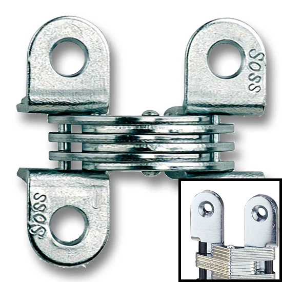 SOSS Hinge 314, Satin Chrome