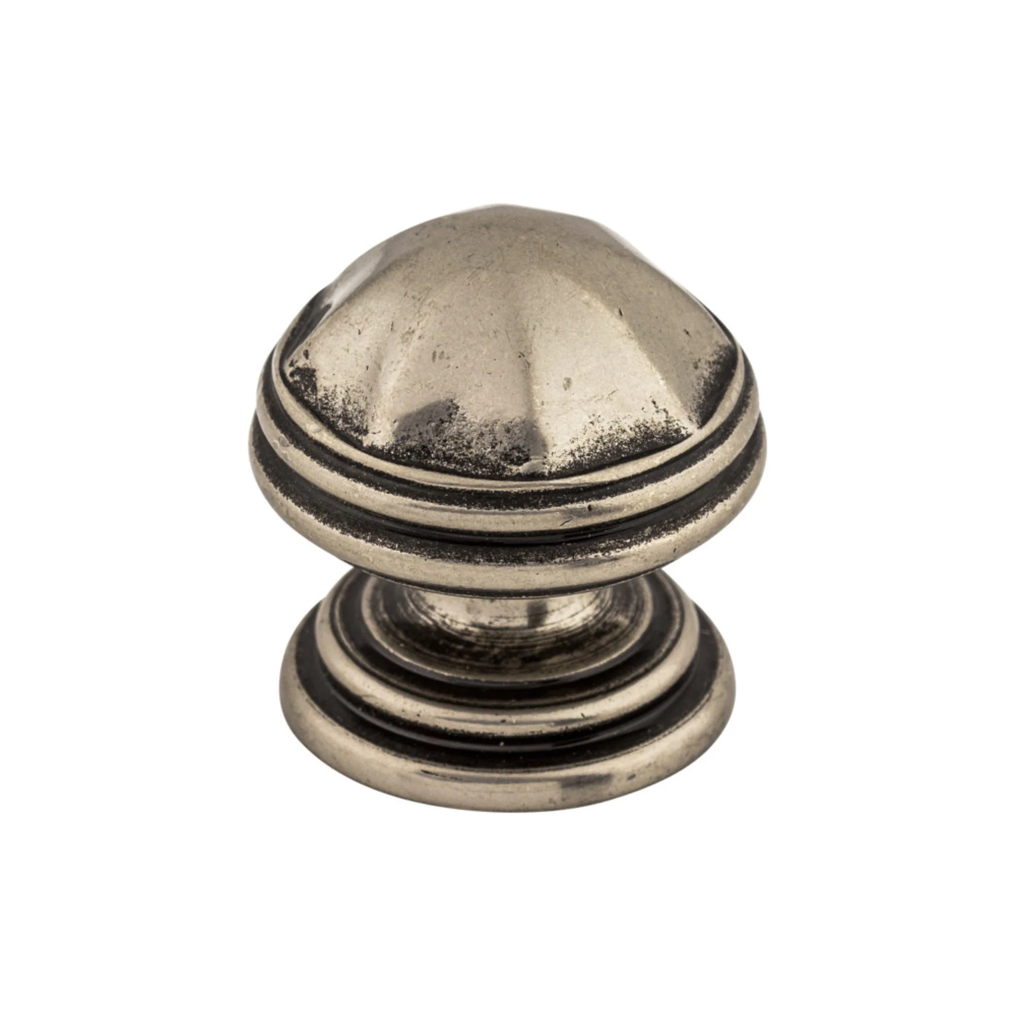 Top Knobs Britannia Knob Antique Pewter 1-1/4″ Diameter London Style