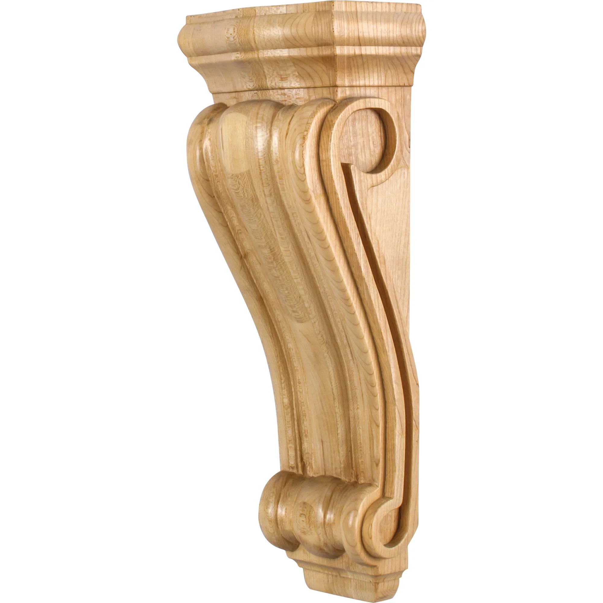 Hardware Resources Low-Profile Scrolled Corbel Alder 14″ Length 5-1/2″ Width