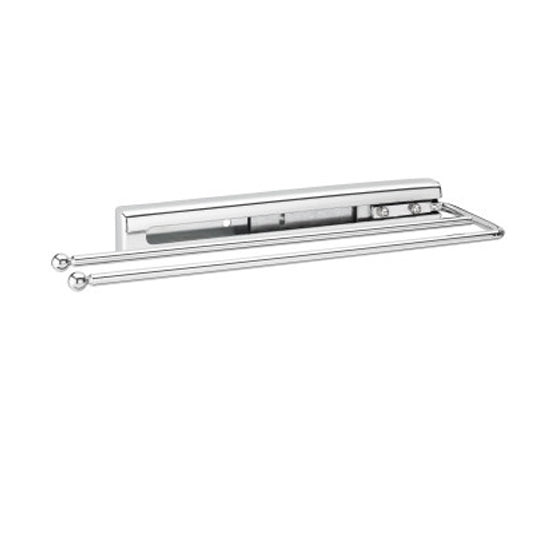 Rev-a-shelf Slide Out Towel Bar Wire, Silver, 2 Prong