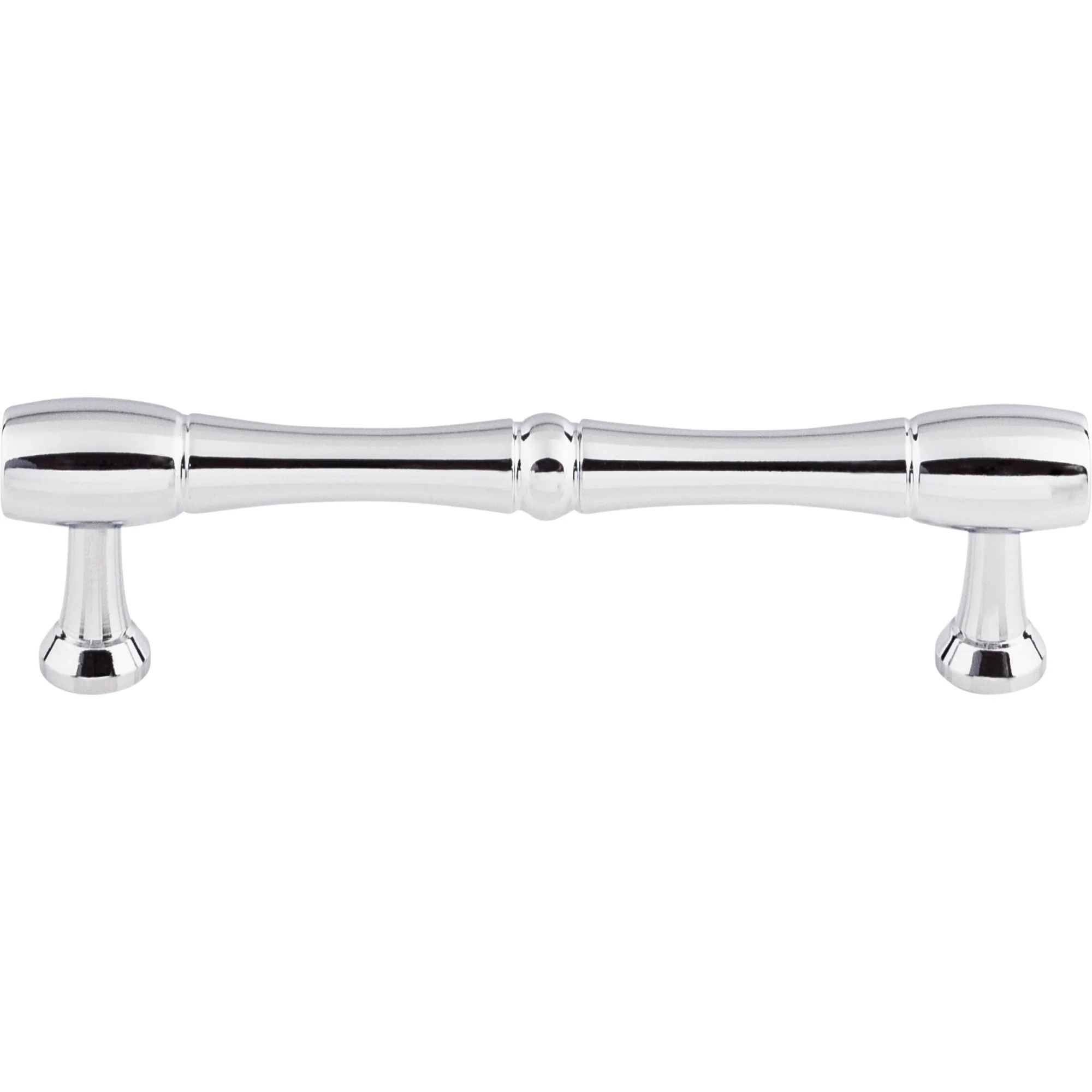 Top Knobs Appliance Nouveau Bamboo Door Pull Polished Chrome 3-3/4″ Center to Center