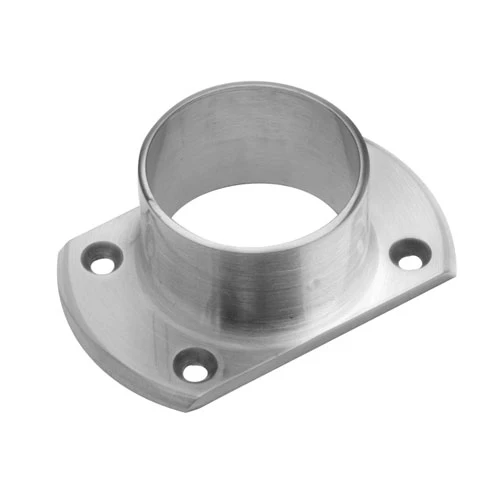 Cut Wall Flange for 2″ Tubing Satin Stainless Steel