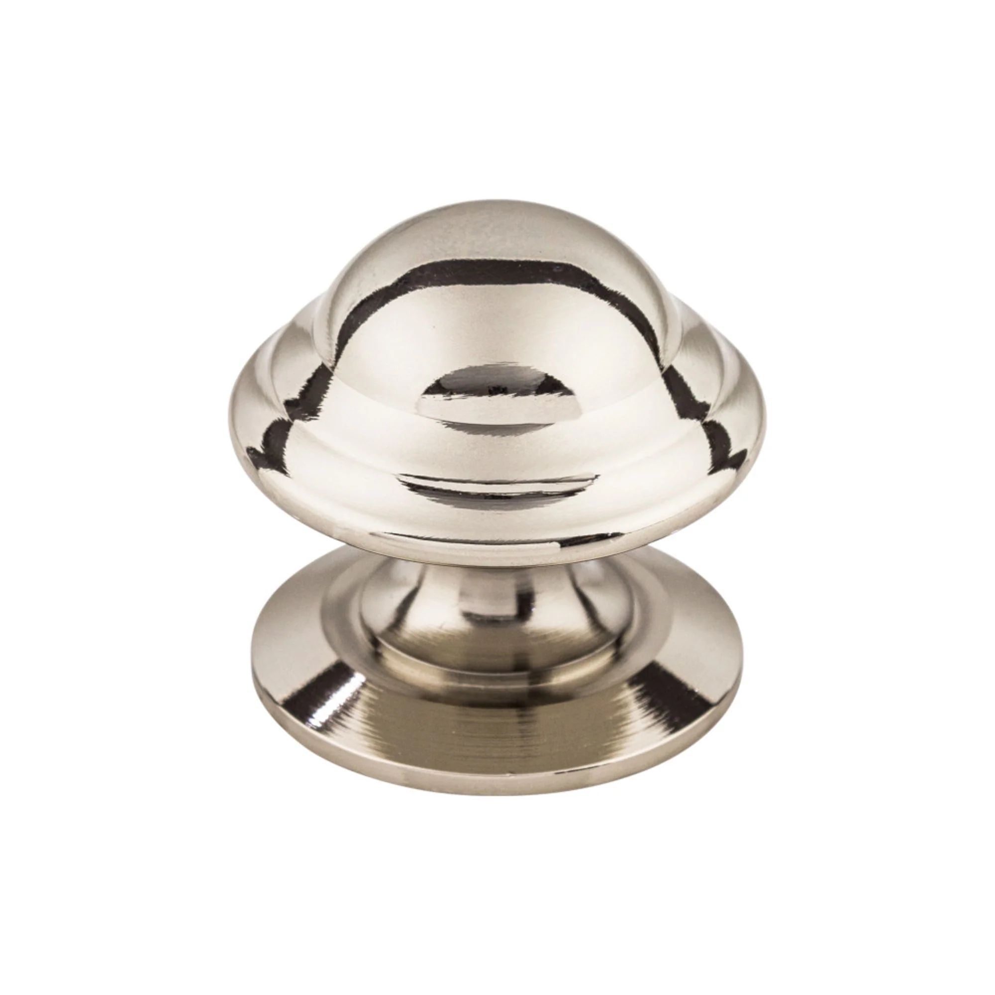 Top Knobs Asbury Knob Polished Nickel 1-1/4″ Diameter Express Style