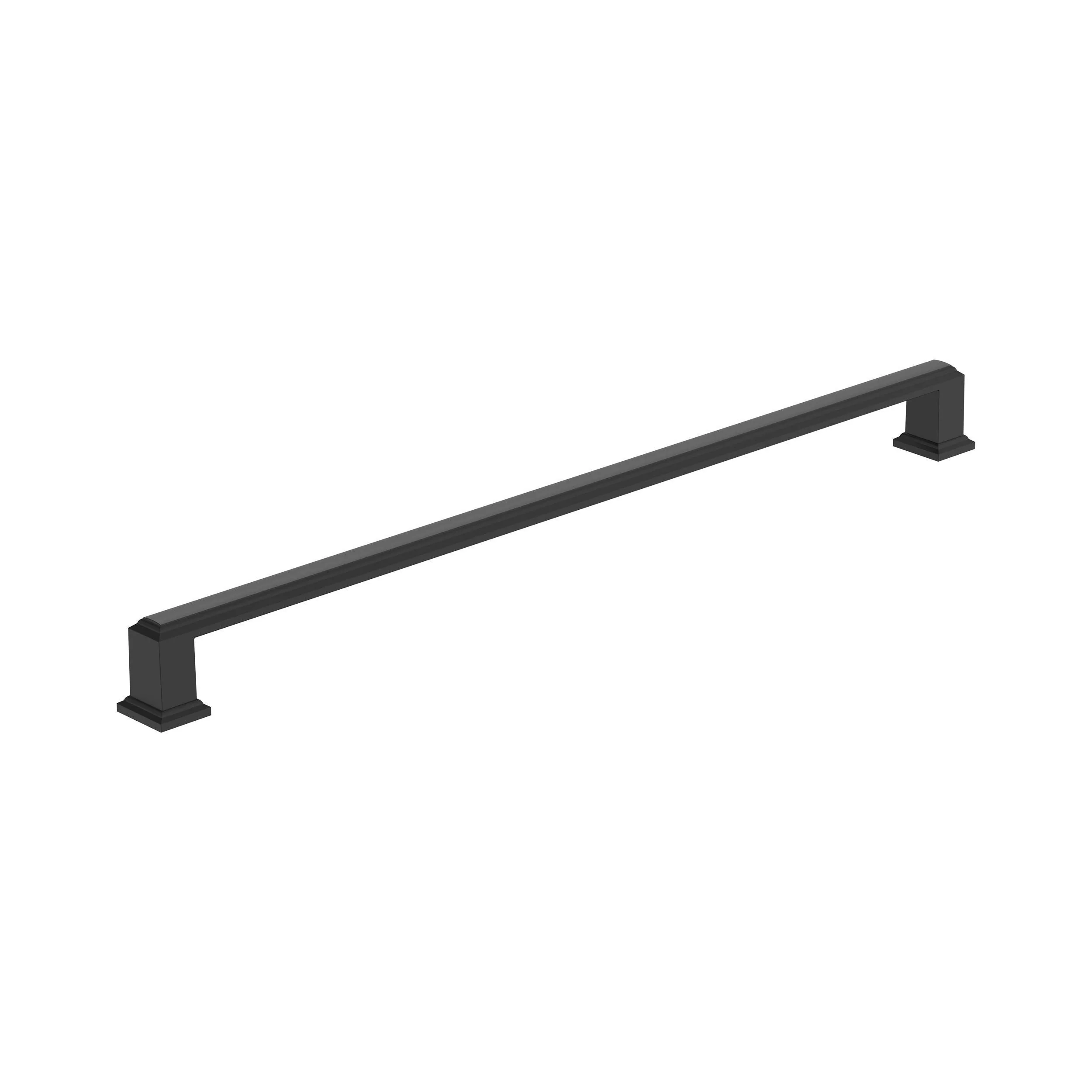 Amerock Appoint Pull Matte Black 12-5/8″ Center to Center