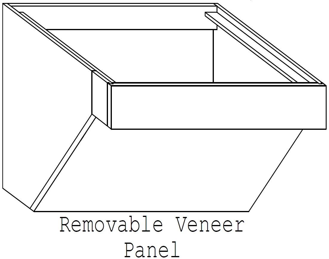 Wall Hung Vanity Sink 30 W X 23-1/2 H X 21 D – Denali Stain by Legend