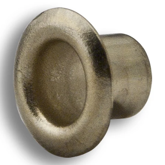 Grommet For Shelf Support 5 mm Diameter Polished Brass, Multiples of 100