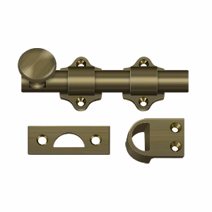 Deltana 4″ Dutch Door Bolt Heavy Duty, Antique Brass