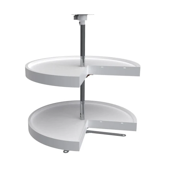 Rev-a-shelf Pie-Cut 2 Shelf Lazy Susan Set Polymer, 24″