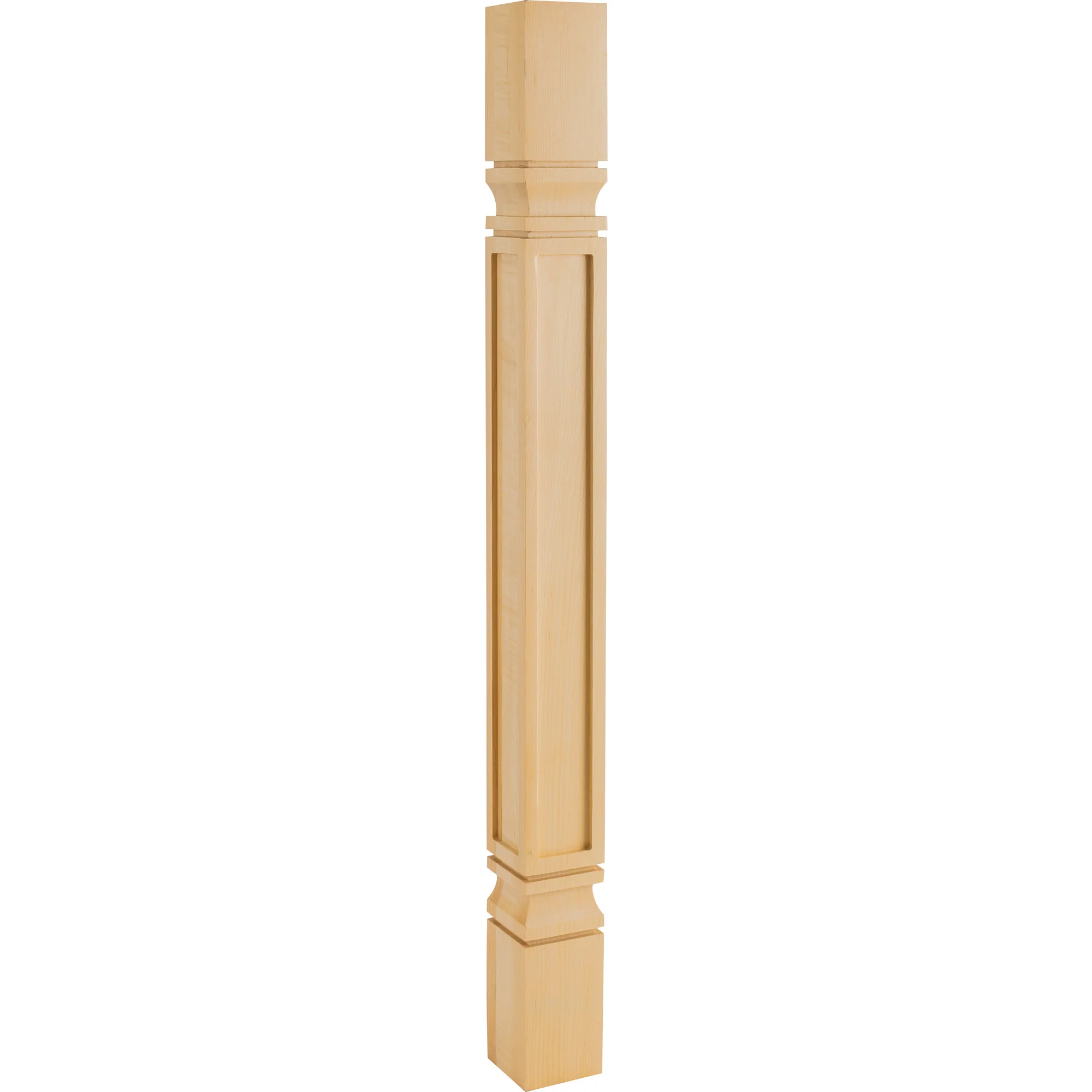 Hardware Resources Square Mission Post Maple 35-1/2″ Length 3″ Width